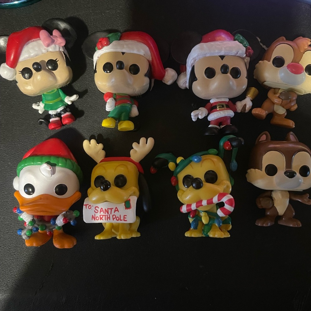 Funko Holiday Decor Set - Red, Green, Black, White Funko Disney